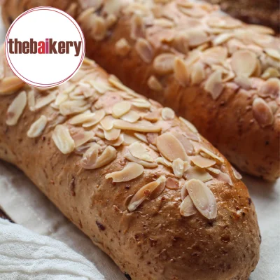 The Baikery Whole Wheat Cranberry Flat Loaf