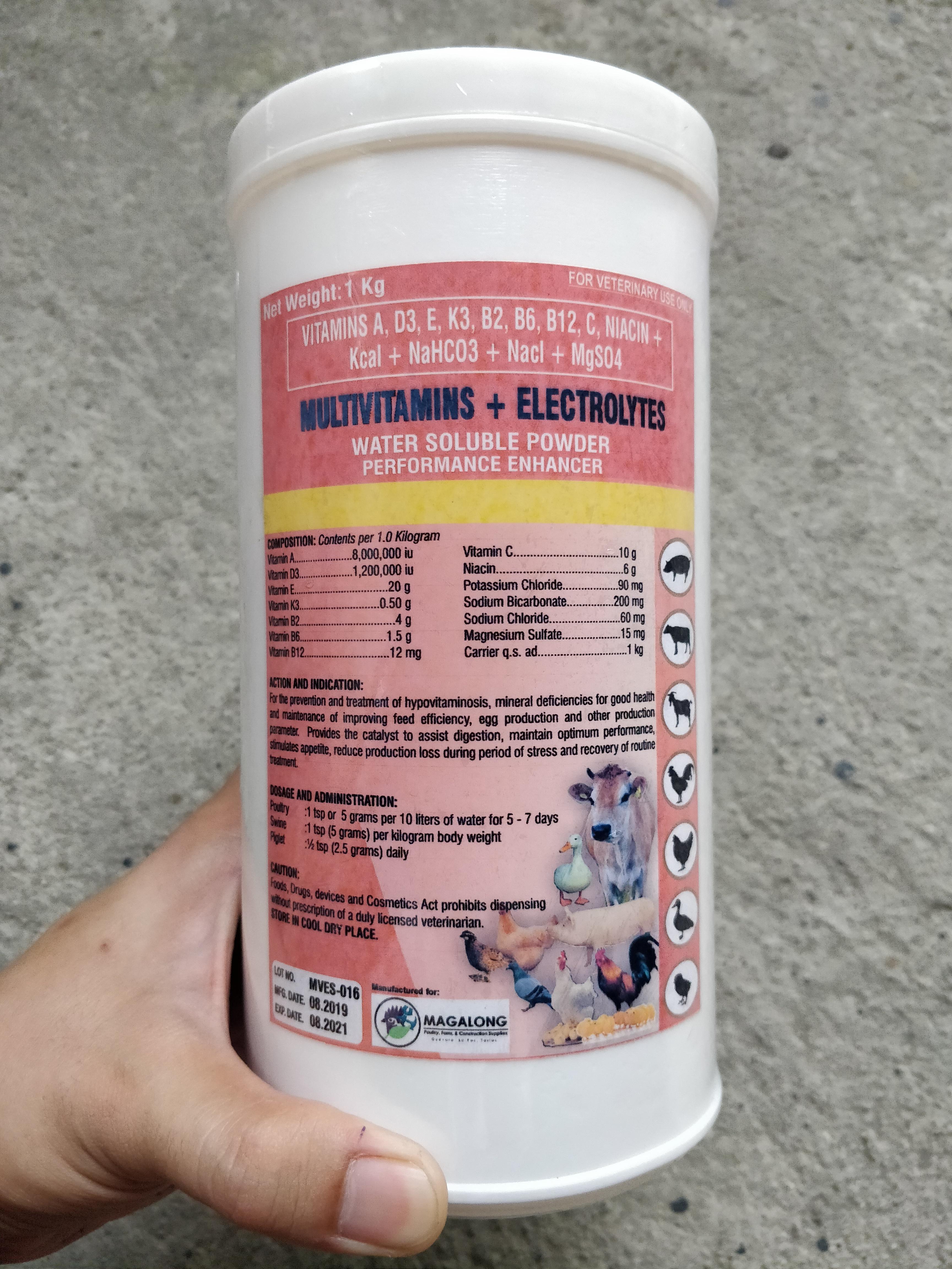 MULTIVITAMINS + ELECTROLYTES (PERFORMANCE ENHANCER) 1 KILO Lazada PH