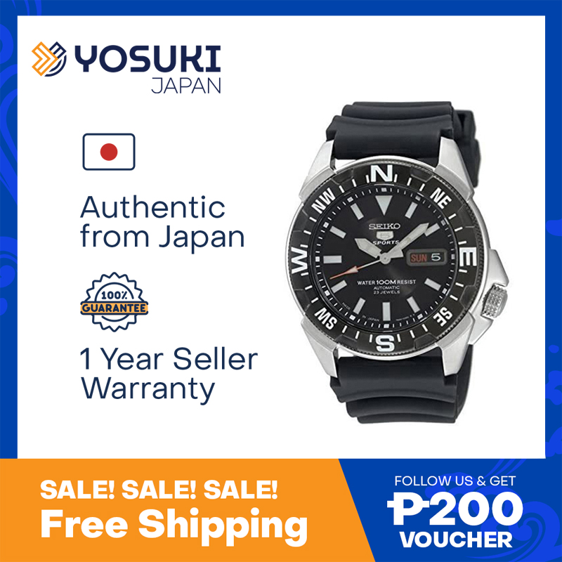 SEIKO 5 SPORTS / SNZE81J2 Automatic Black Made in JAPAN JMADE from YOSUKI  JAPAN | Lazada PH