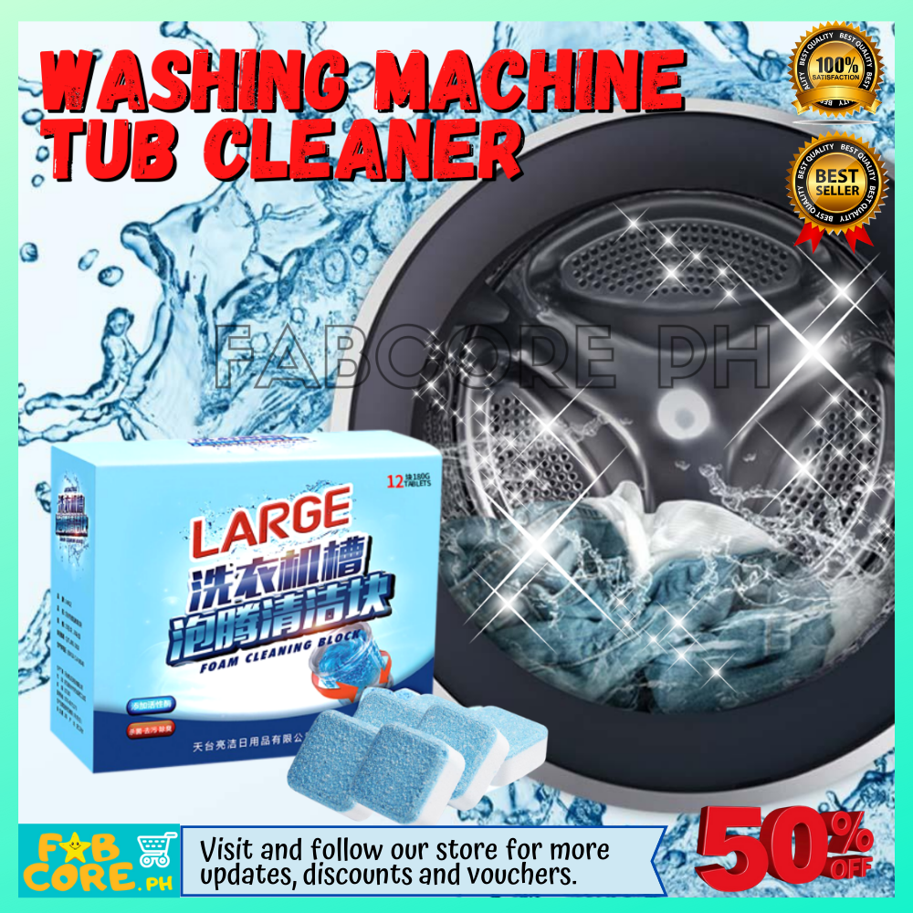 Fabcore PH Washing Machine Tub Cleaner Tablet 12 pcs per box