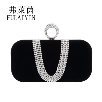 Top rate Women Luxury Crystal Handbag Wedding Evening Party Prom Diamante Clutch Bag