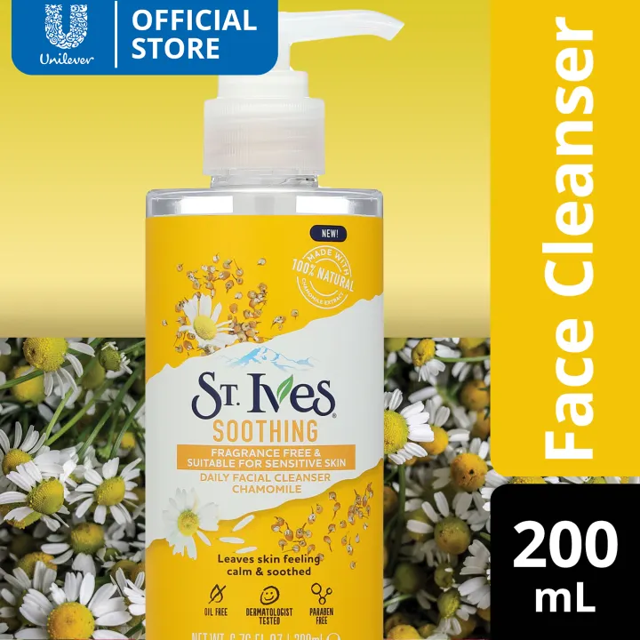 st ives soothing facial cleanser