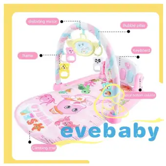 piano play mat pink