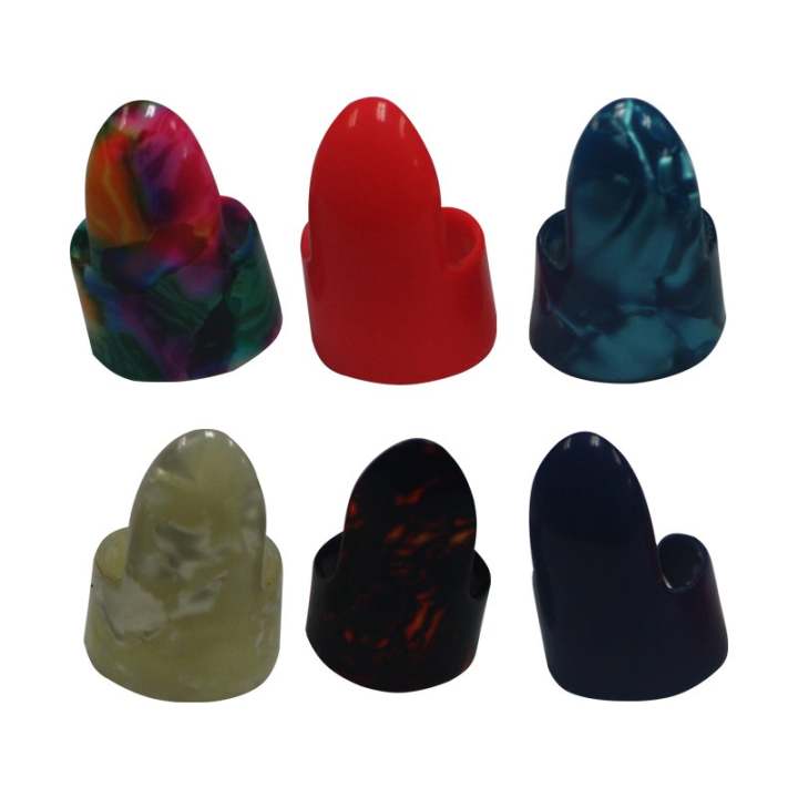 multi color finger picks set of 6