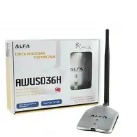 Alfa Awus036h 150mbps High Power 1000mw Wifi Usb Adapter 5db Antenna Ralink Intl Lazada Ph