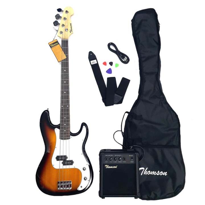 Thomson Electric Bass Guitar Package (Sunburst) Lazada PH