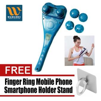 9742 Do It Yourself Wawawei Dual Heads Power Lux Massager Dolphin Vibration Full Body Massager Pain Relief Muscle Relax With Free Finger Ring Mobile Phone Smartphone Holder Stand For Iphone Silver Information