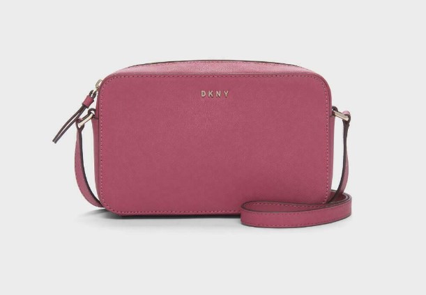 dkny logo shoulder bag