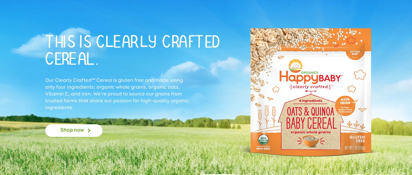 happy baby organic oats and quinoa