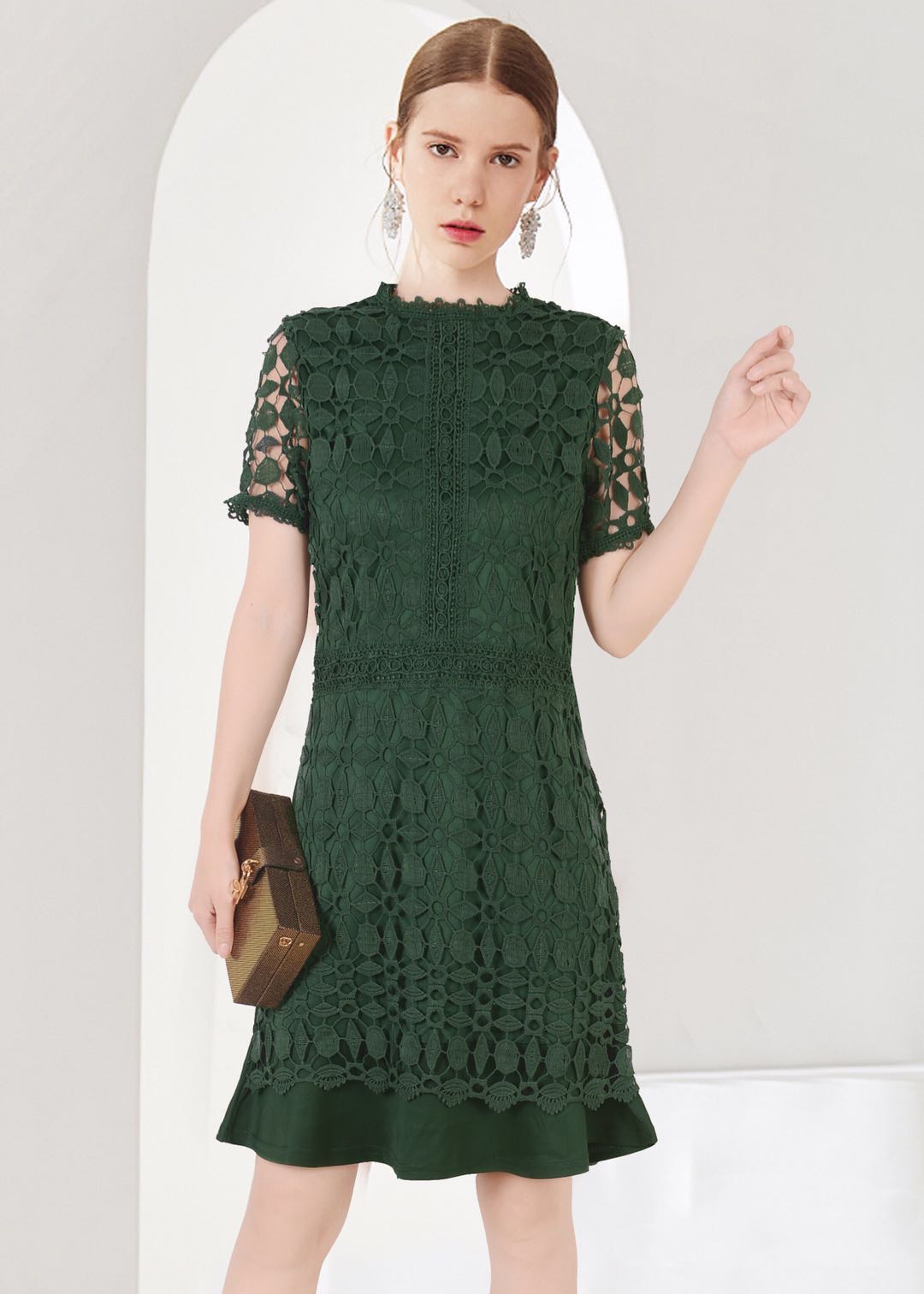 elegant lace dress