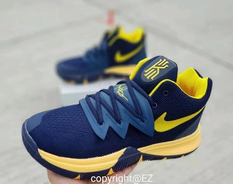 kyrie 5 blue and yellow