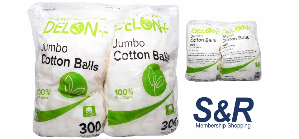 Spectra Cotton Balls Jumbo Triple Size - Delon Laboratories