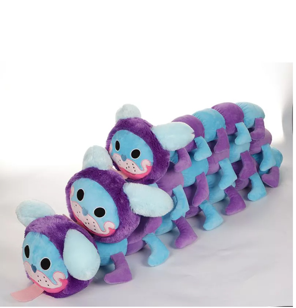 Peluche GAATPOT New Poppy Pj Pug A Pillar Plush Doll Playtime Stuffed  Caterpillar Toys Gift Purple (Idade Mínima: 1 Ano - 10x10x10cm)