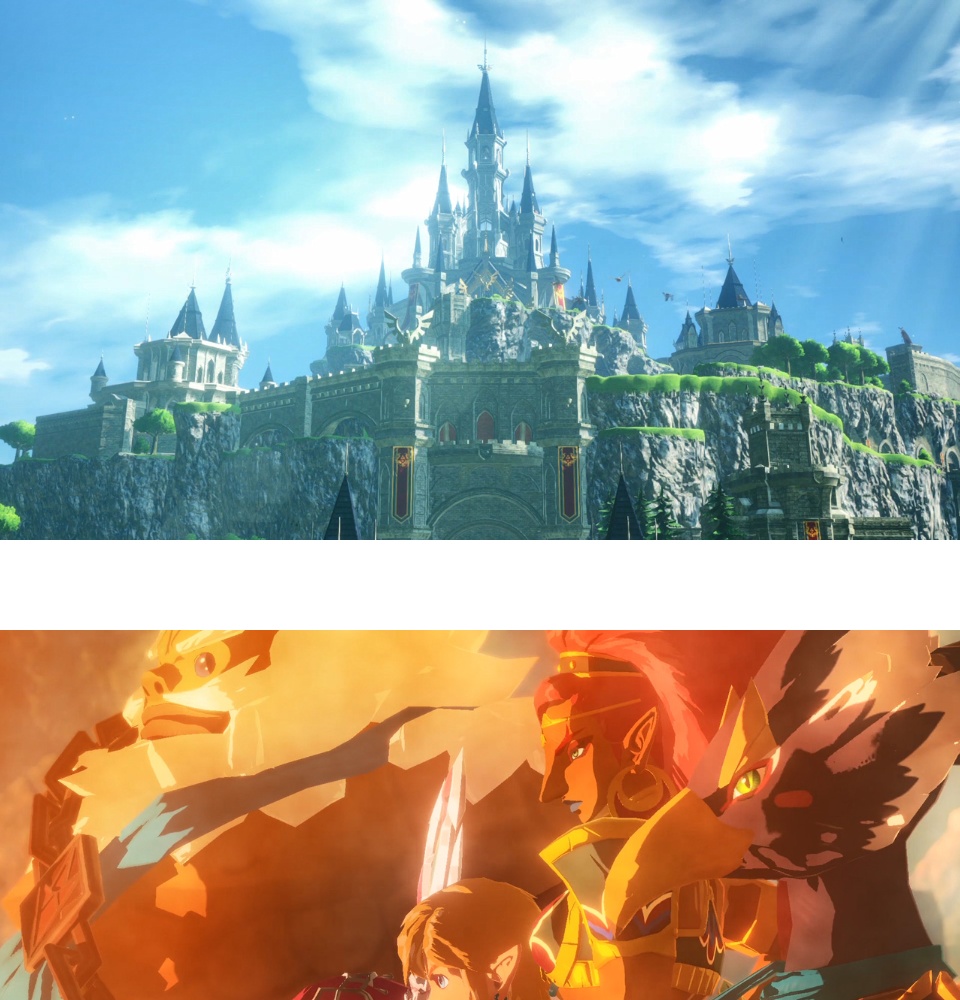 Hyrule Castle Town Zelda Breath Of The Wild Age Zelda Hyrule
