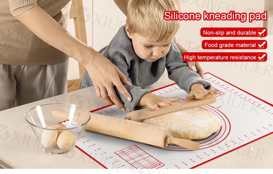 Thicken High Temperature Resistant Silicone Kneading Dough Mat – AceStorePk