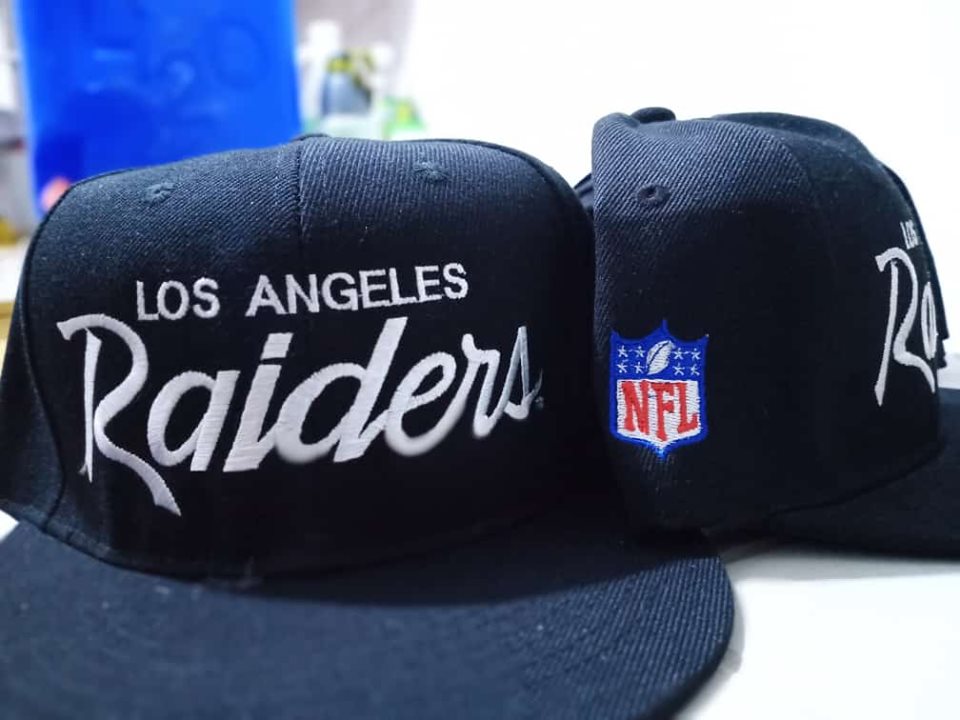 raiders script hat