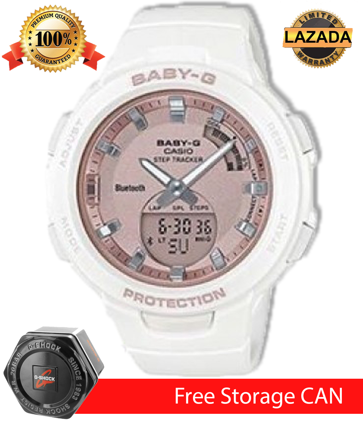 Casio Sports Step Tracker Bluetooth Original Baby G Shock Sports Watch Casual Watch Water Proof Shock Proof Brand New Complete Package Lazada Ph