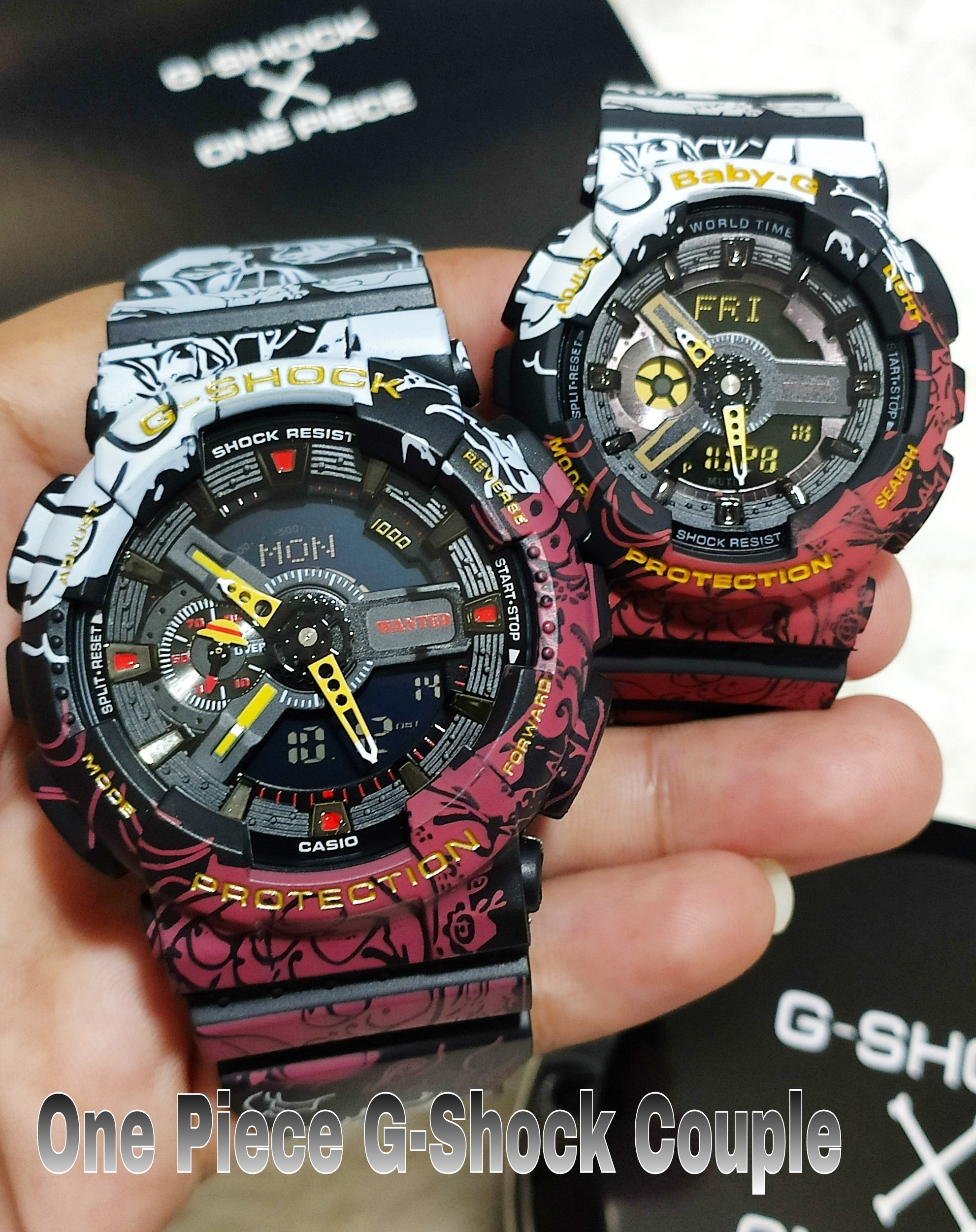 Couple Watch One Piece G Shock Baby G Ga110 Ba110 Autolight Worldtime Japan Move Oem Complete Package Lazada Ph