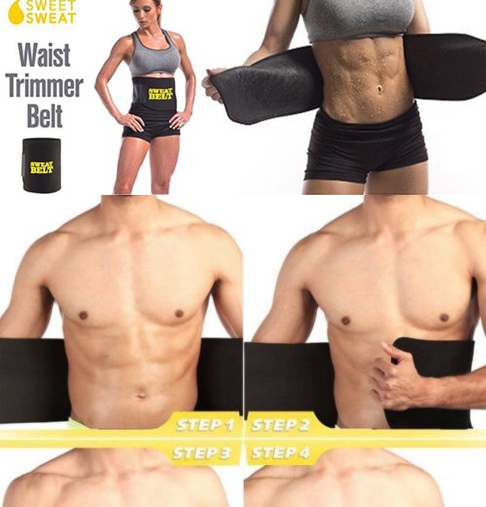 ORIGINAL Sweat Belt for Men Women Unisex Premium Waist Tummy