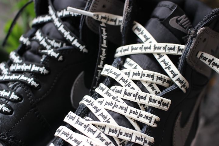 fear of god laces