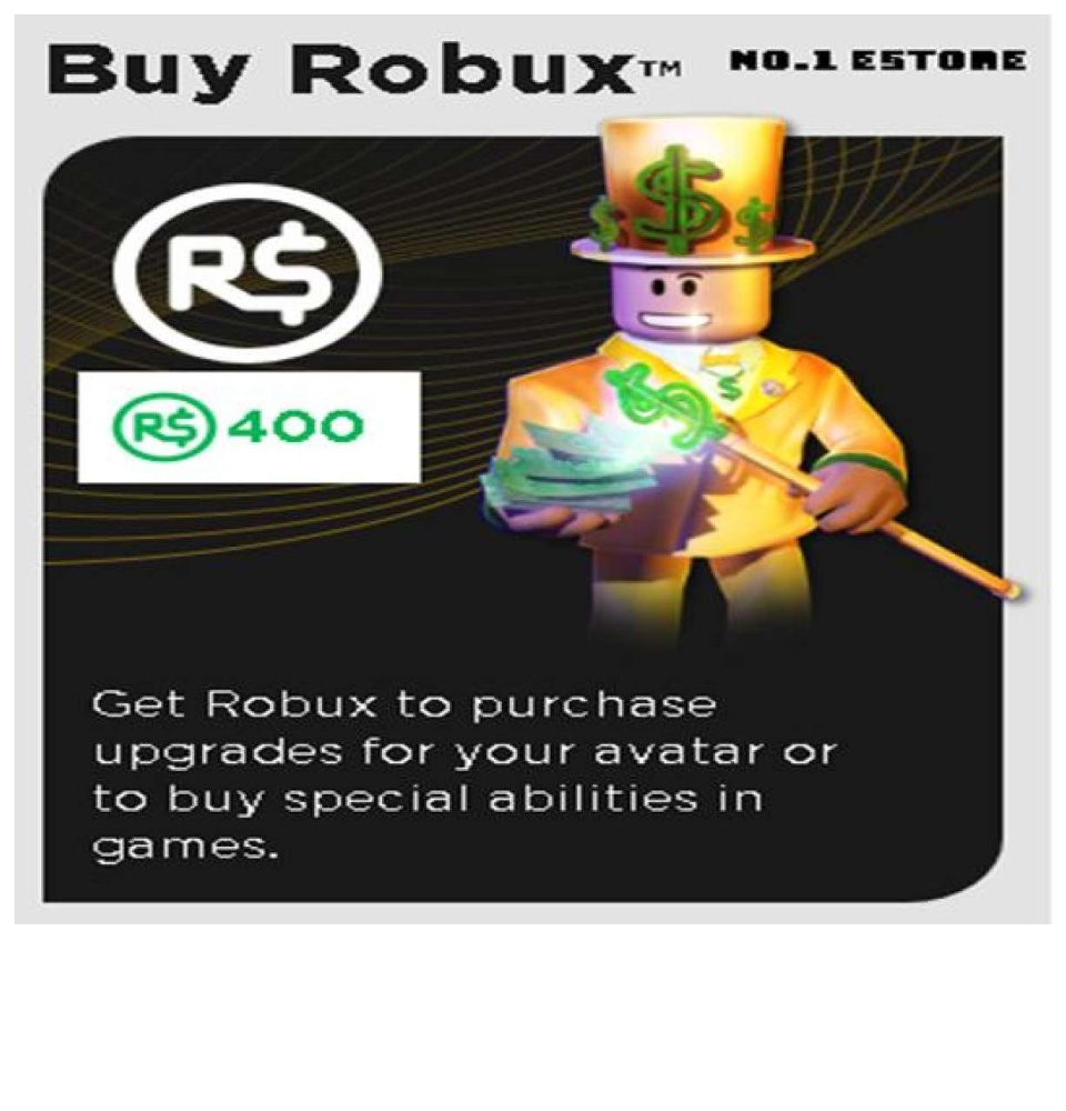 Roblox 400 Robux Direct Top Up 400 Robux This Is Not A Code Or A Card Direct Top Up Only - best roblox outfits for 400 robux