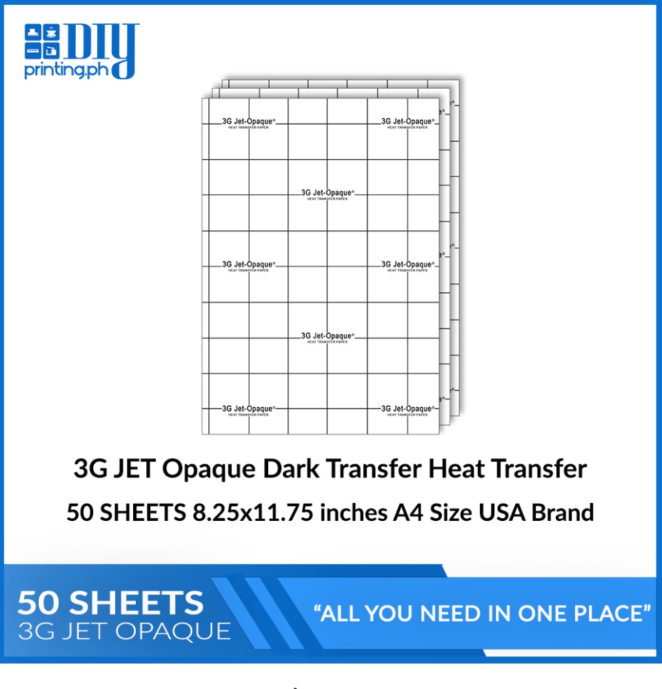 3g jet opaque heat transfer paper