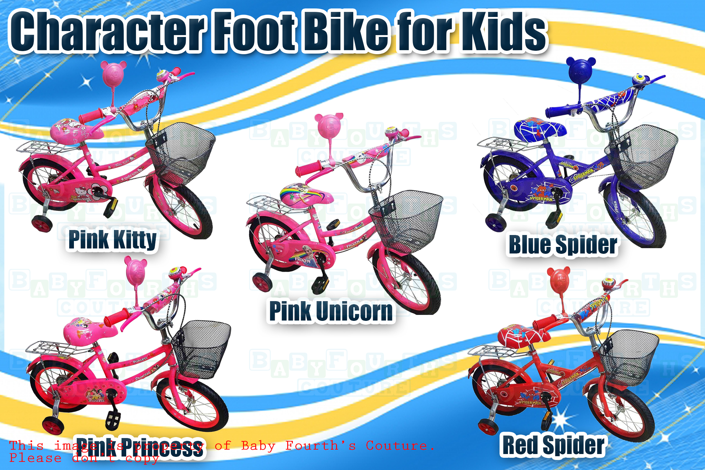 bike with stroller in front