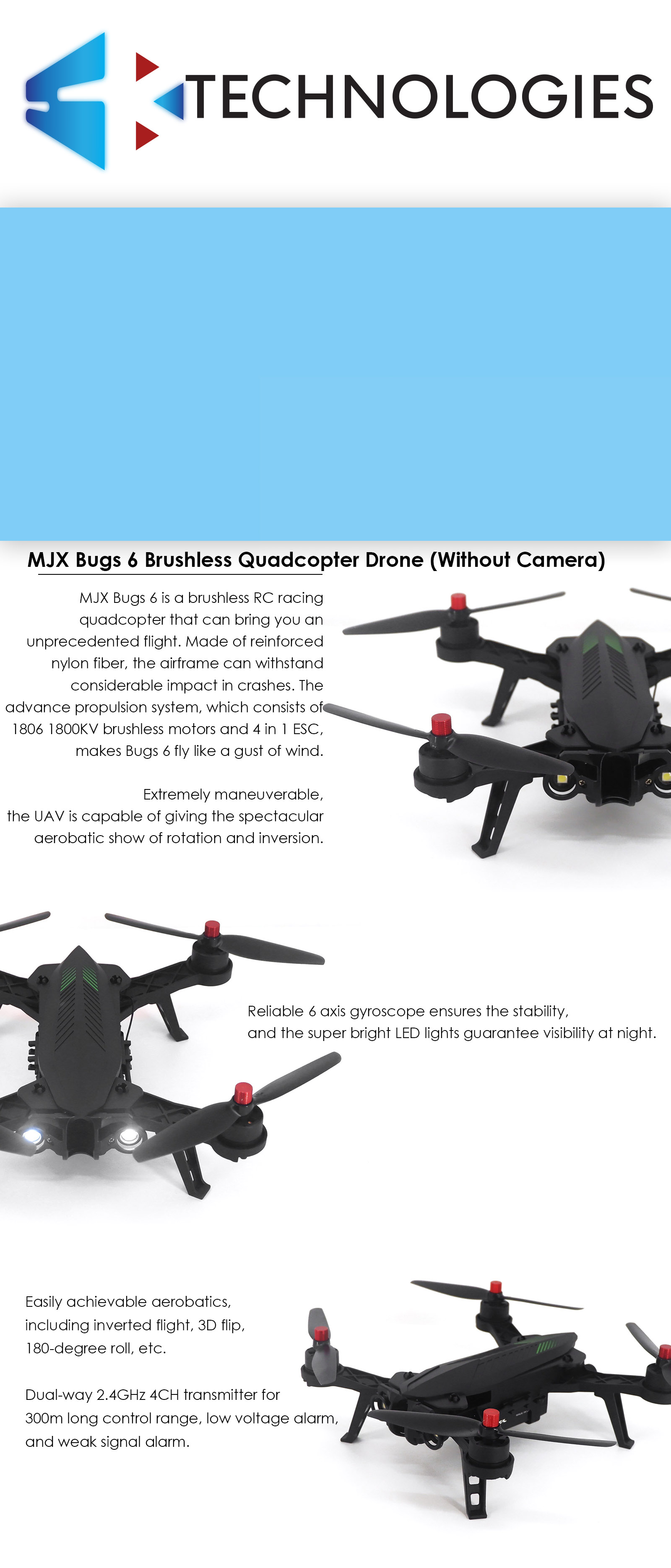 mjx bugs 6 racing drone