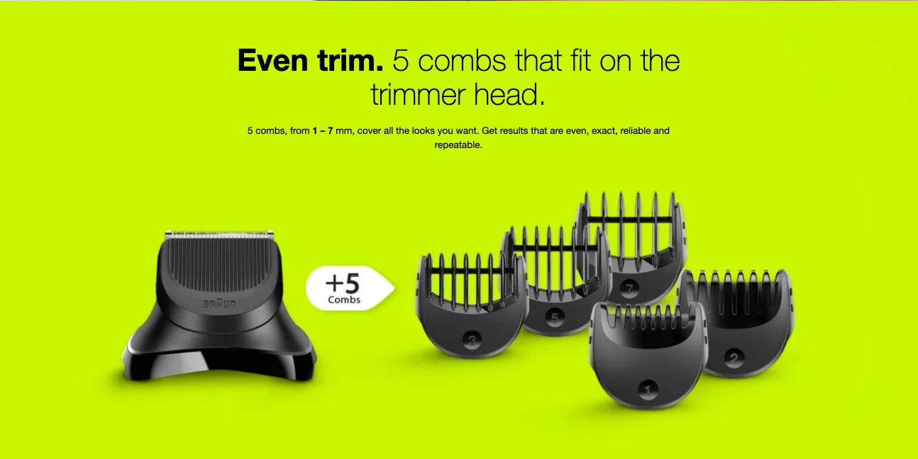 braun trimmer head