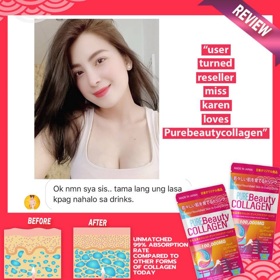 Pure Beauty Collagen 100 000 Mg Pure Beauty Marine Collagen Peptide Powder Mix 100 Original Lazada Ph