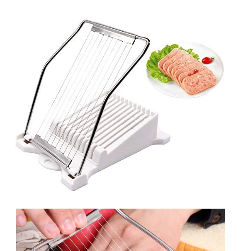 Stainless Steel Ham Slicer Lunch Meat Slicer Banana Cutter Egg Sausage  Slicer Home Multifunctional Kitchen Gadgets New 