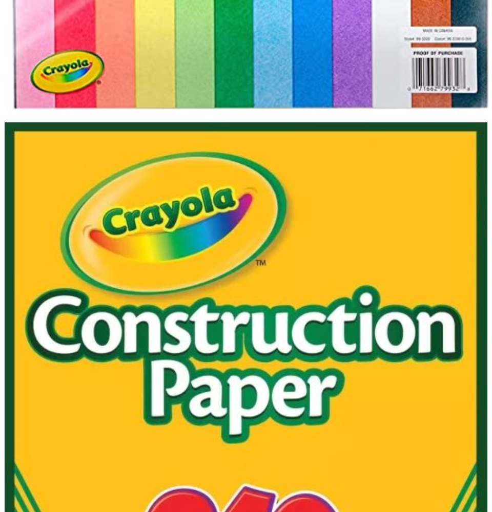 Crayola Construction Paper 240 Count Assorted Colors