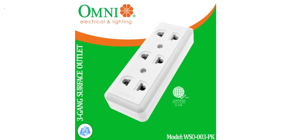 Omni 3-Gang Convenience Outlet WSO-003 – AHPI