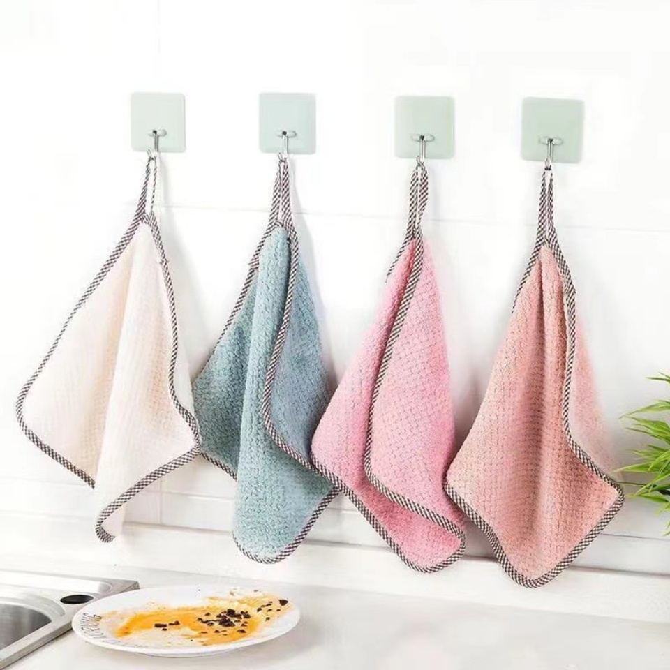 Cleaning Towel Dish Washing Towel Dishcloth Coral Velvet - Temu