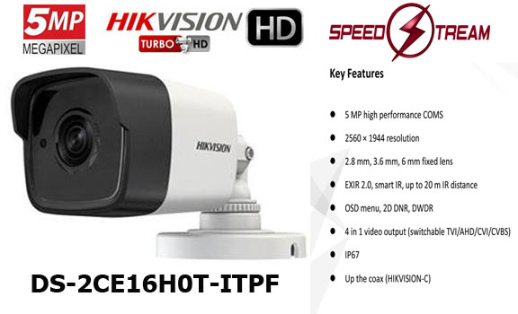 hikvision turbo hd 5mp bullet camera