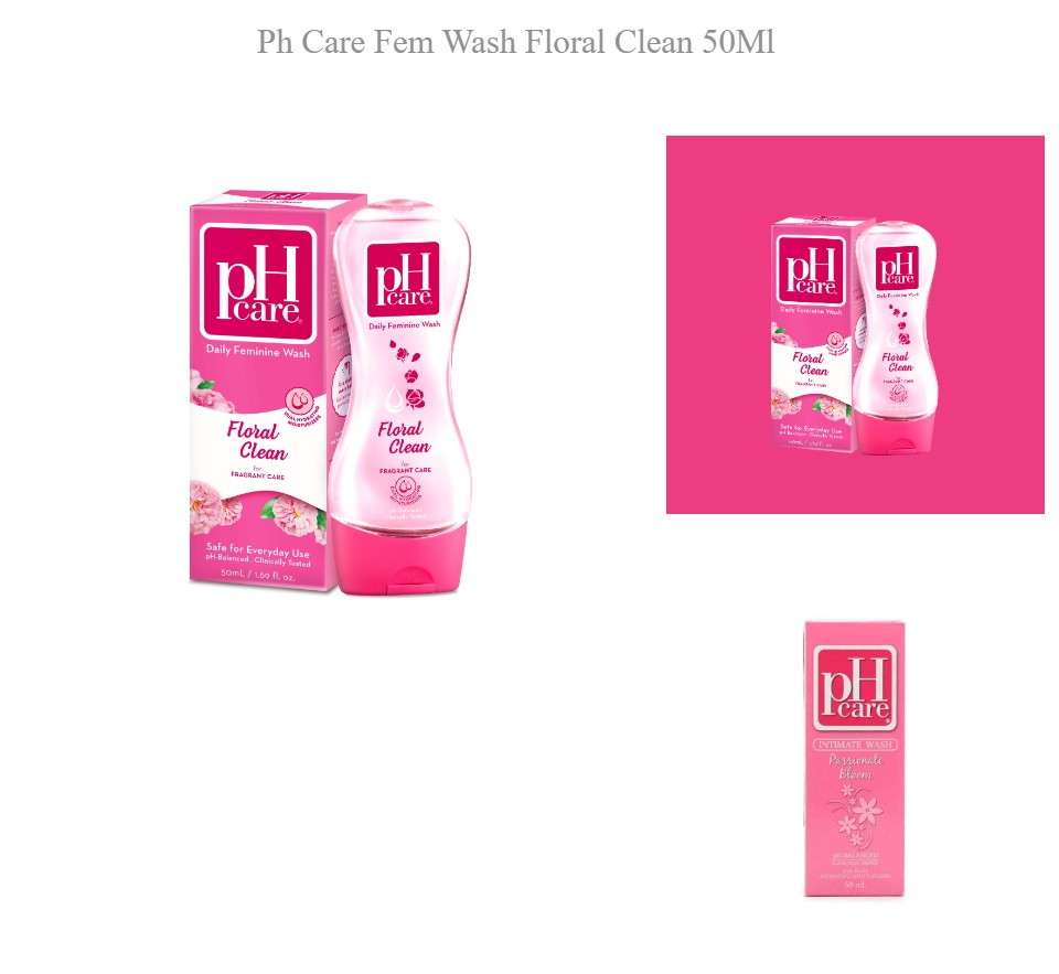 PH Care Floral Clean Feminine Wash 50ml