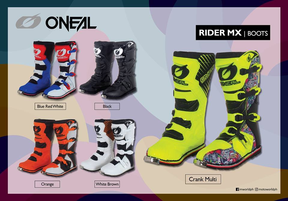 oneal rider motocross boots