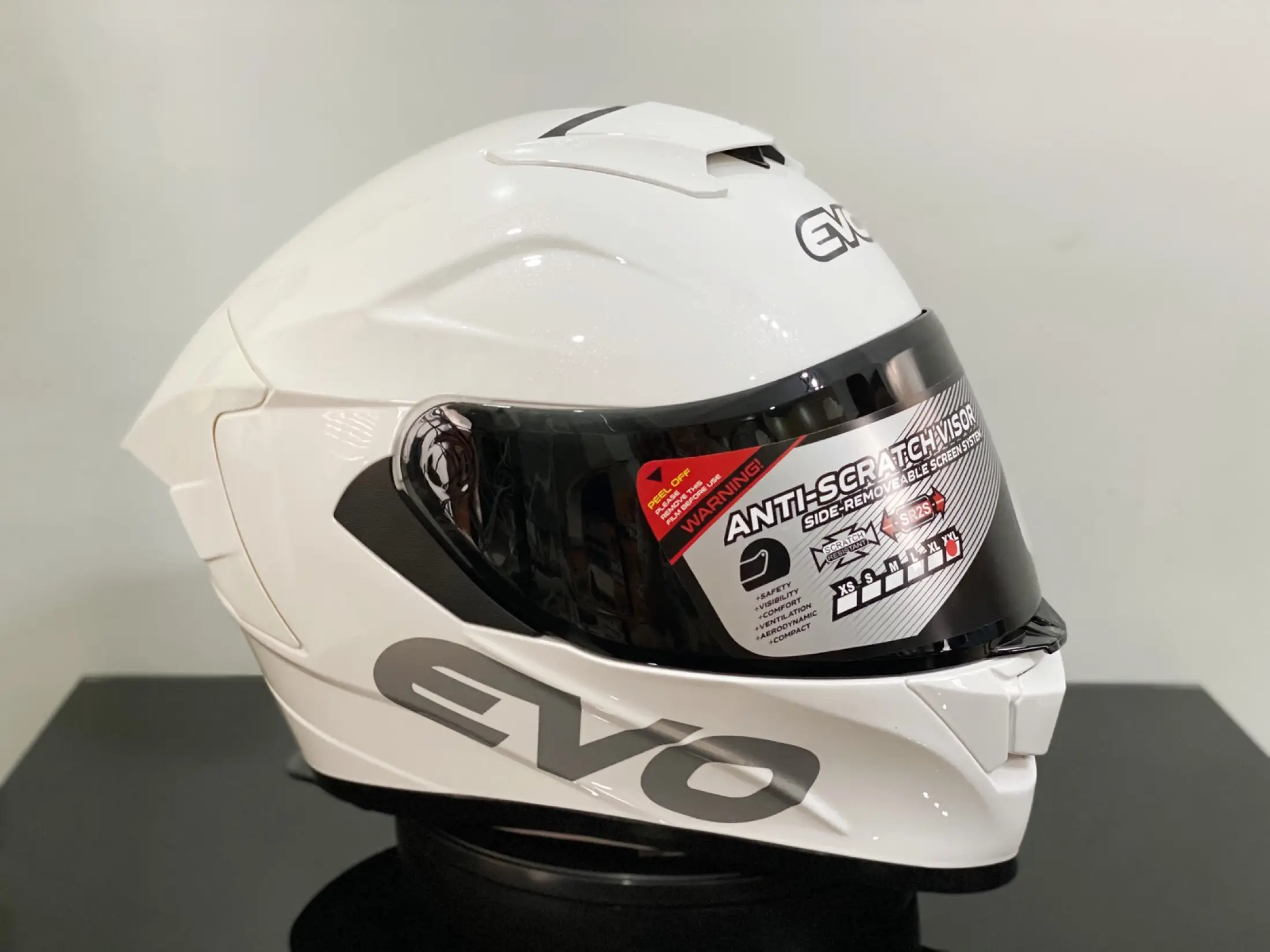 Evo Gt Pro Mono Color White Full Face Helmet Lazada Ph