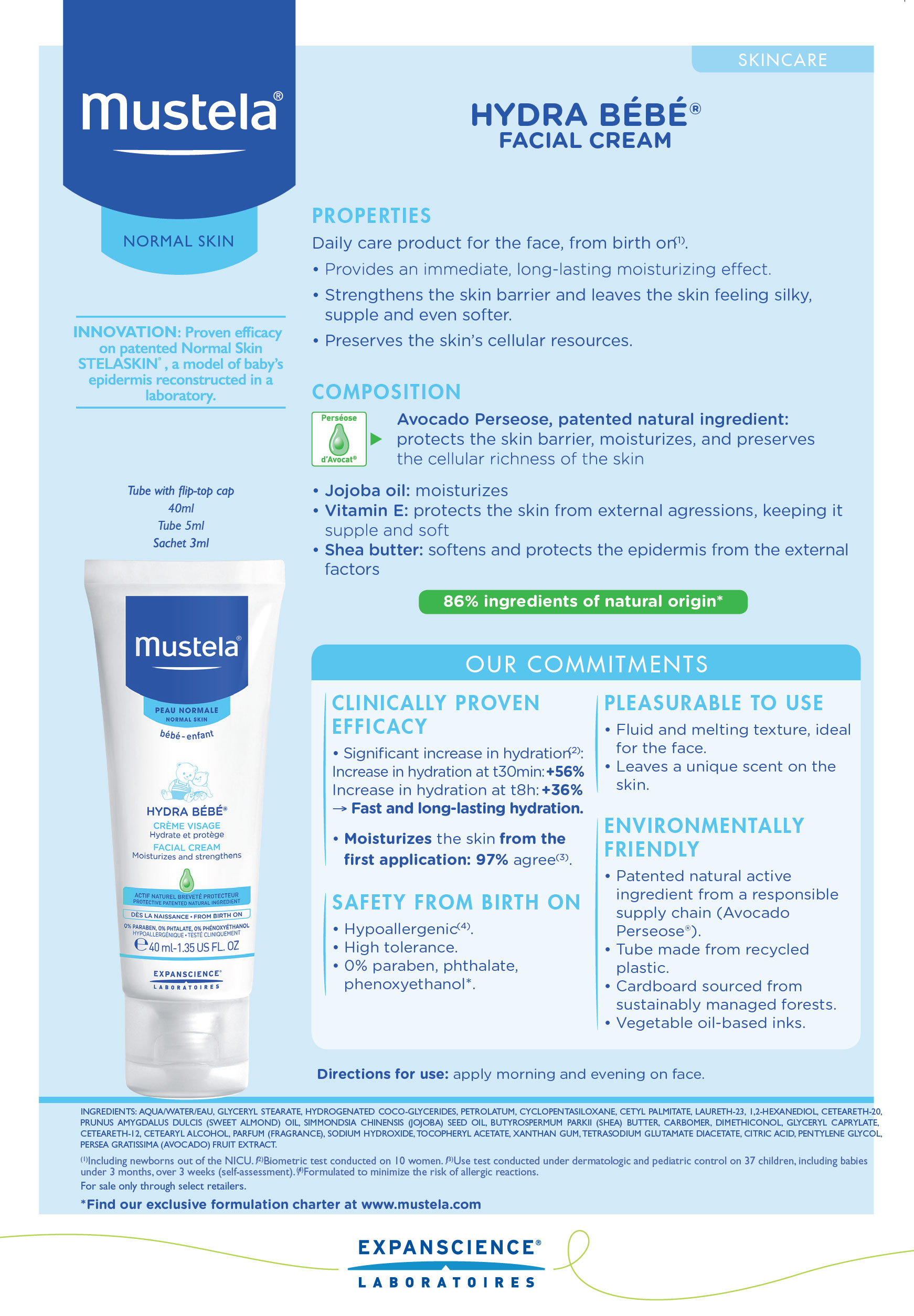 mustela face moisturizer