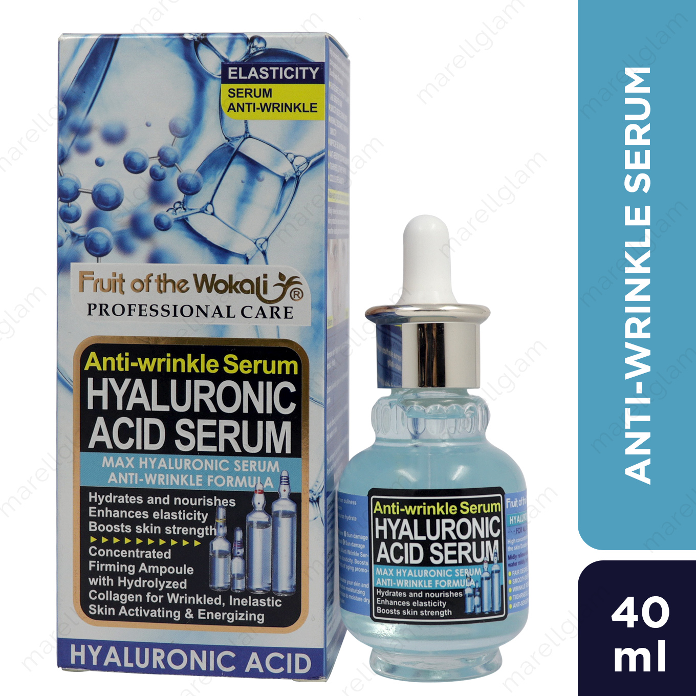 Wokali Anti Wrinkle Hyaluronic Acid Serum Hydrates Moisturize Energized Firm Skin Prevents Skin Aging Marelglam Lazada Ph