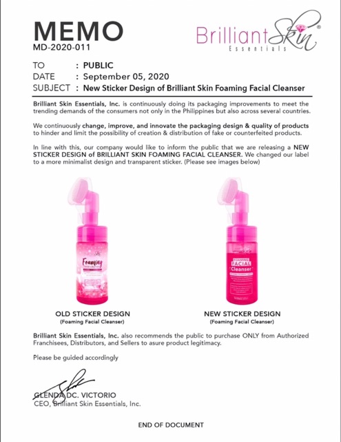 brilliant facial wash