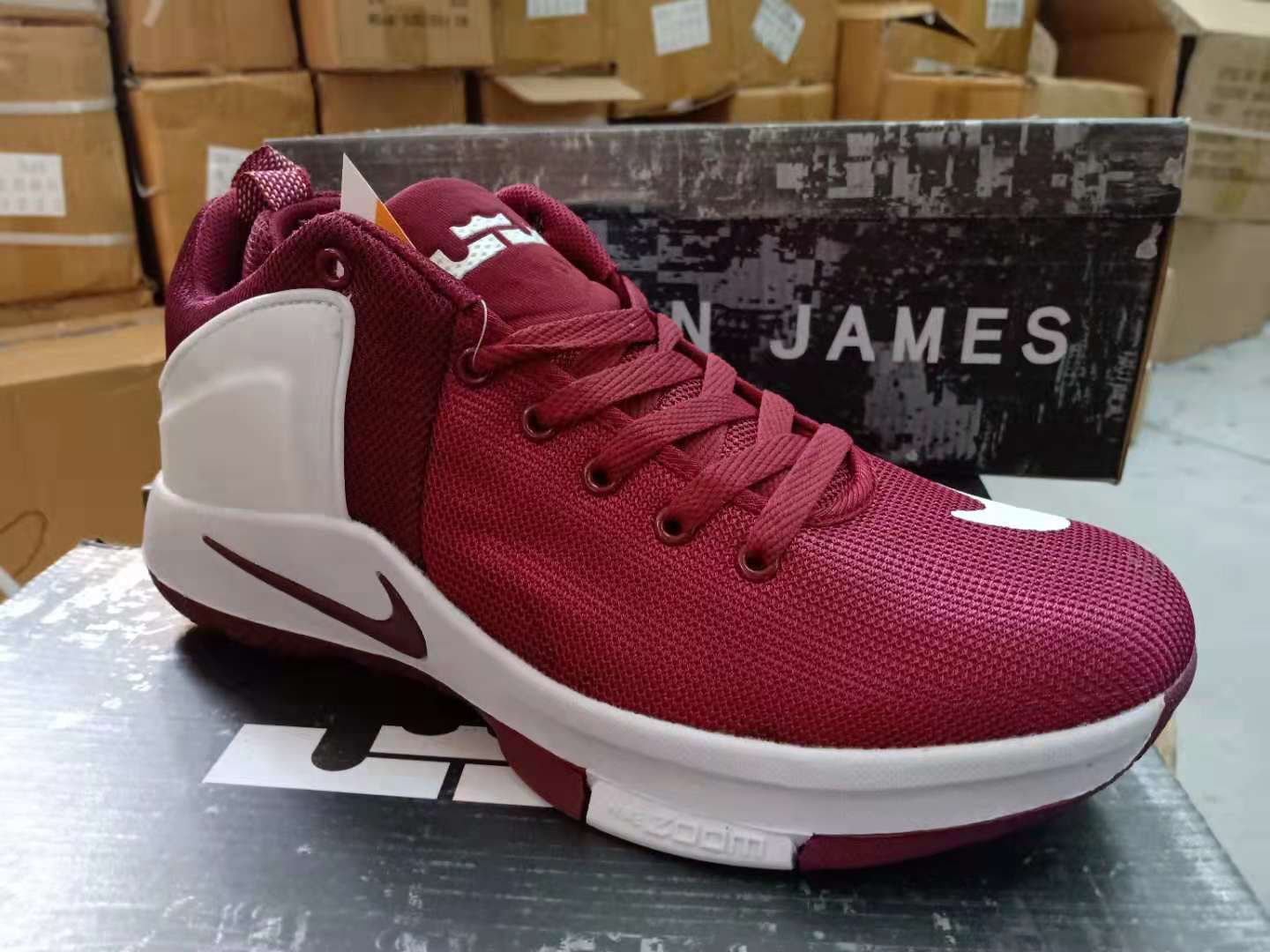 lebron james shoes maroon