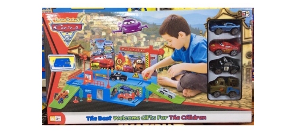 super race garage playset