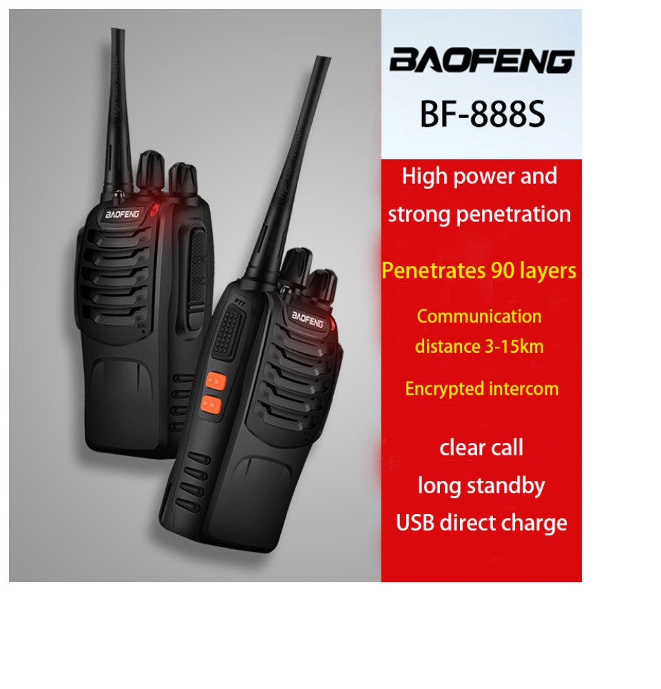 Walkie Talkie Baofeng BF R8 5W Mini USB Fast Charge UHF 400 470MHz