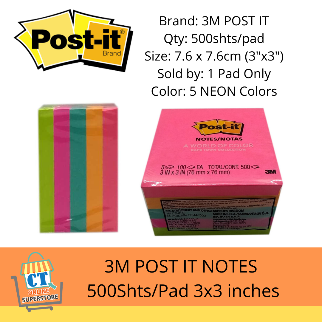 1 inch post it notes