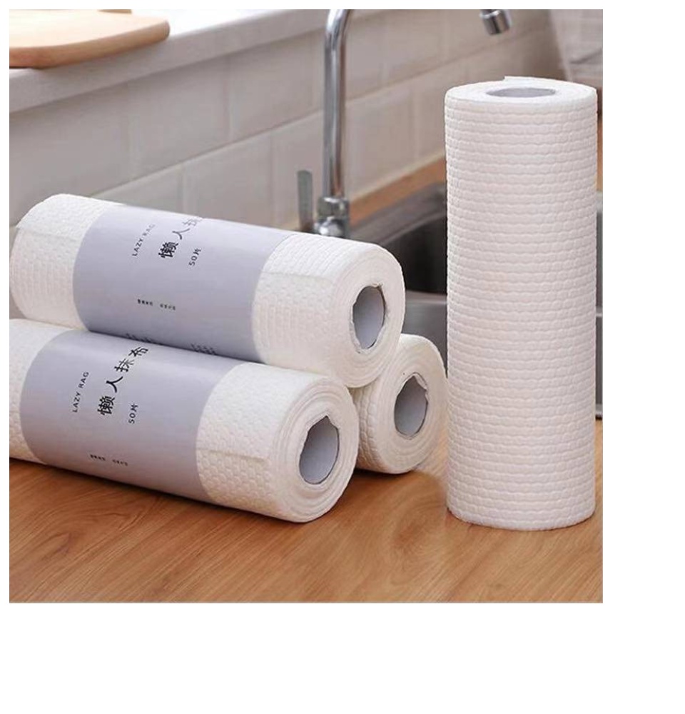 Kitchen Disposable Dish Cloth Absorbent Water And Oil Lazy Rag Cleaning  Cloth For Wet and Dry | Lazada PH