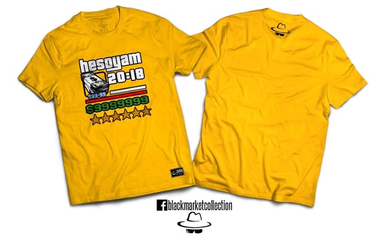 yellow shirt design