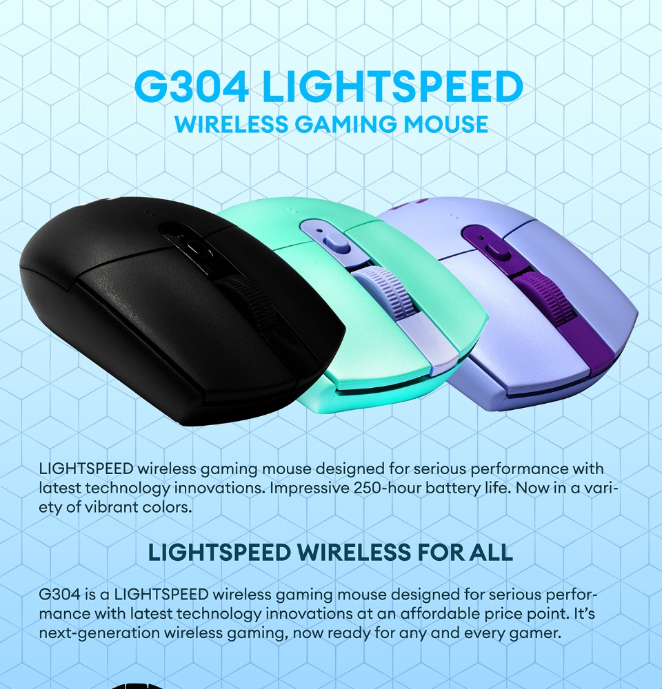 Logitech G304 Price G304 Wireless LightSpeed Gaming Mouse Black