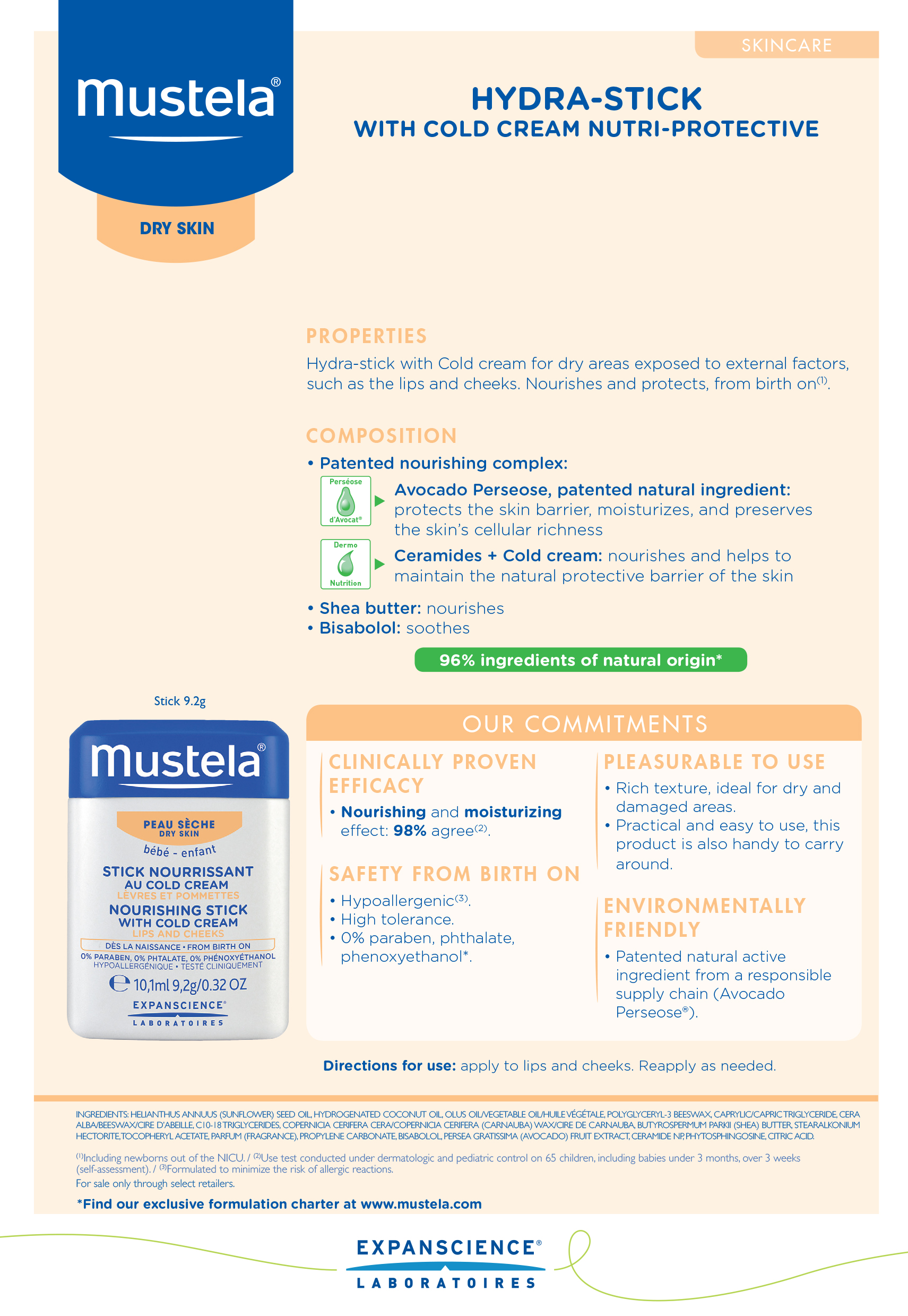 mustela stick cold cream