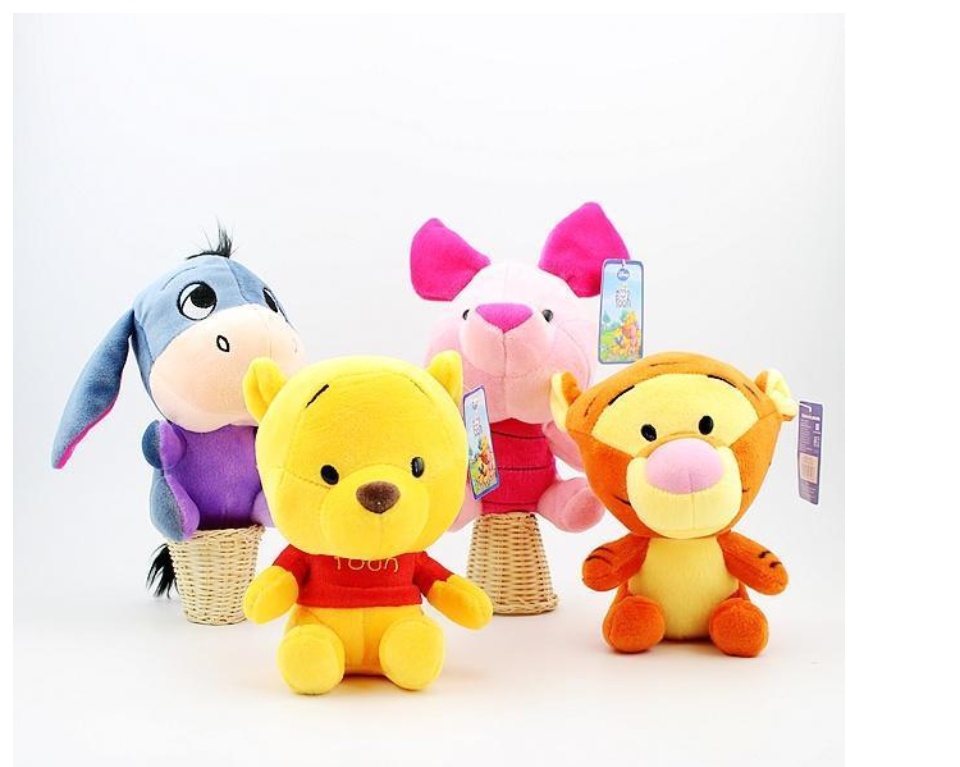 winnie the pooh and friends soft toys